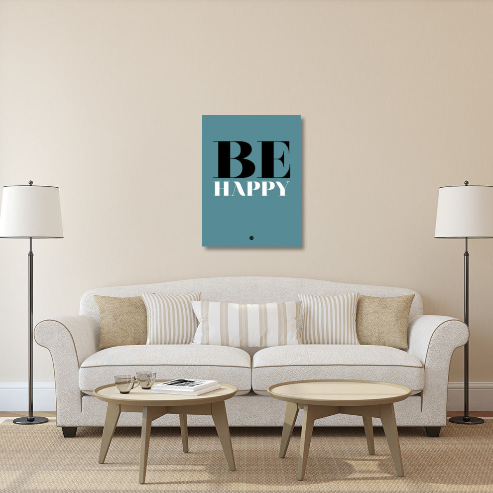 "Be Happy Poster 1" Fine Art Print