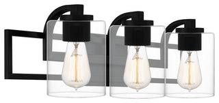 Quoizel LANS8624 Lansdowne 3 Light 24"W Bathroom Vanity Light - Matte Black