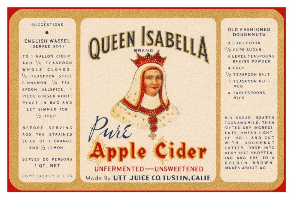 "Queen Isabella Pure Apple Cider" Digital Paper Print by Retrolabel, 46"x31"