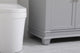 Weston Single Bathroom Vanity Set, Grey, 36