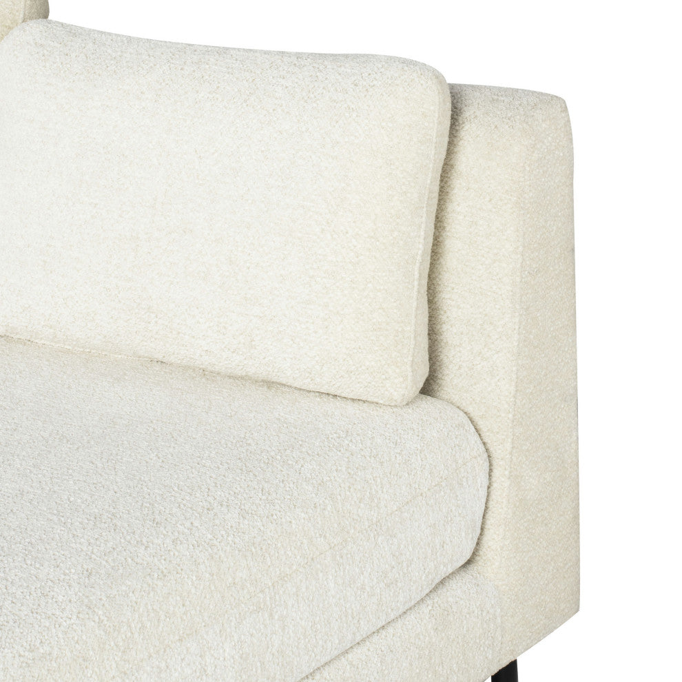 Gigi Coconut Fabric  Modular Sofa Chaise