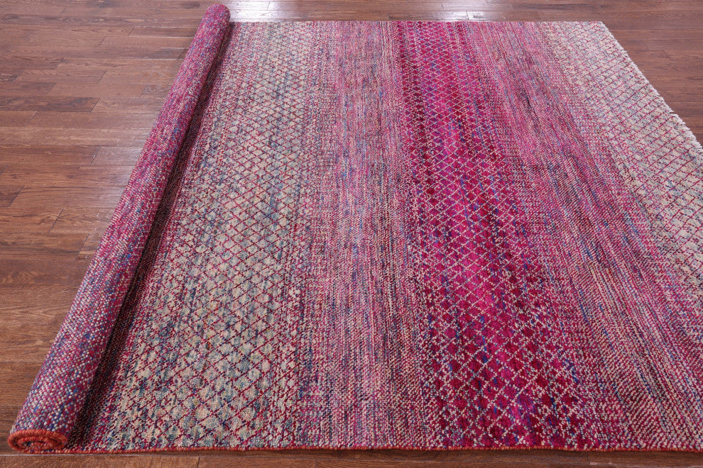 Wool & Silk Savannah Grass Handmade Rug 8' 2" X 10' 1" - Q15451