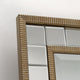 Beveled Accent Mirror, Gold