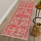 Indoor/Outdoor Marbella MB5 Poppy Machine Washable 2'3" x 10' Runner Rug