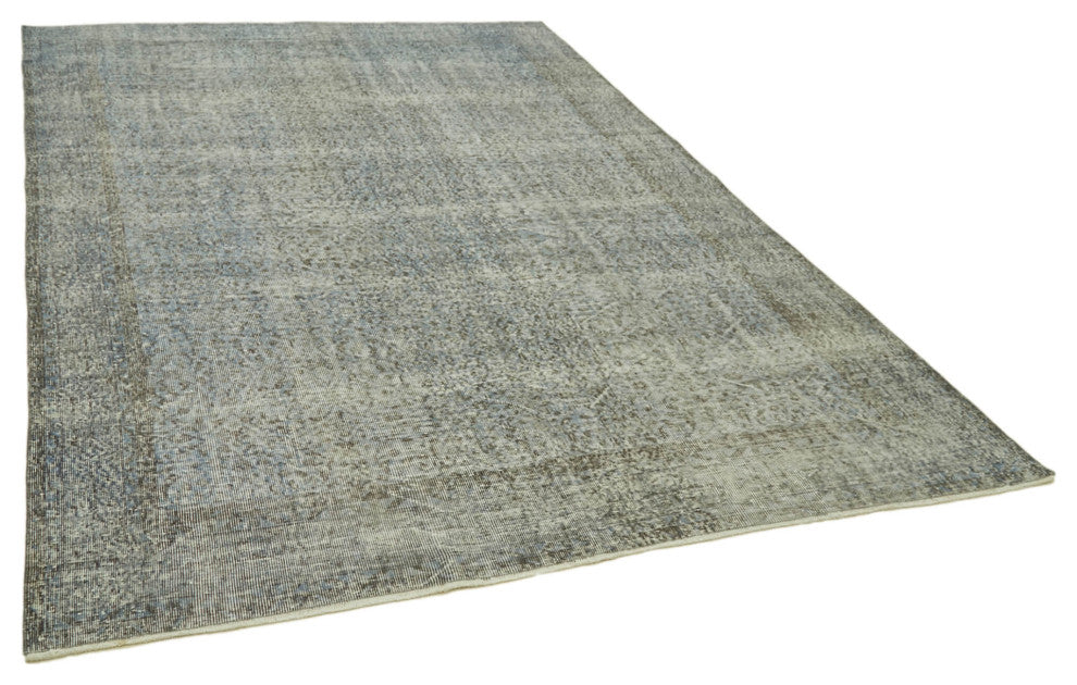 Rug N Carpet - Handmade Oriental 7' 1'' x 10' 4'' One-of-a-Kind Over-dyed Rug
