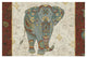 "Elephant Caravan IA" Digital Paper Print by Daphne Brissonnet, 26"x18"