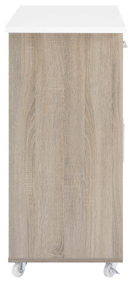 Close-up of a drawer feature on white background.