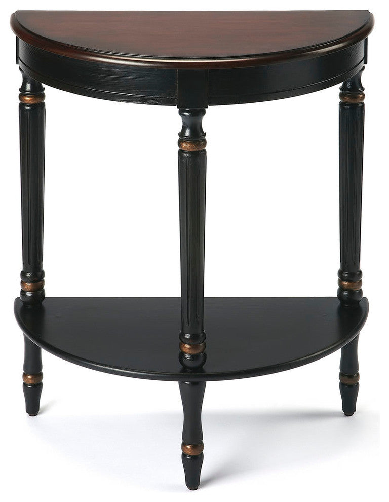 Butler Bellini Caf Noir Demilune Console Table