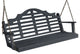 Cedar Marlboro Swing, Charcoal Stain, 4 Foot