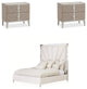 AICO Furniture Lanterna 3 Piece California Bedroom Set