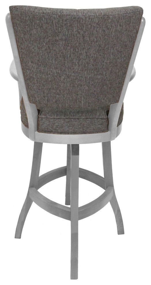 Classic Counter Bar Stools 26" 30" Extra Tall 34", Mojave Grey - White, 26"