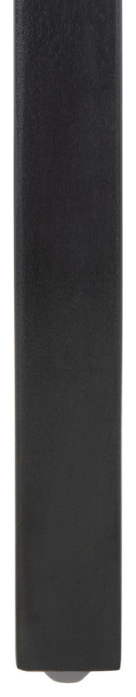 Safavieh Cire Leather Dining Chair, Black