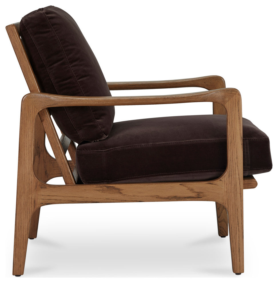 Fearne Accent Chair Dark Brown