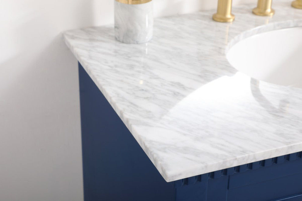 Home Living 36" Single Bathroom Vanity, Blue