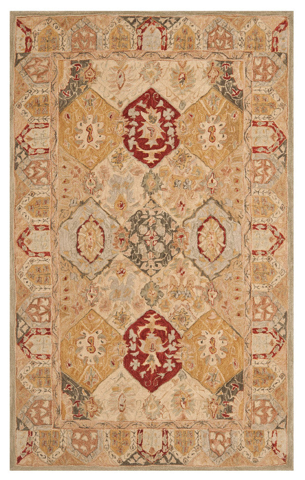 Safavieh Anatolia an530a Rug, Multi, 4'0"x6'0"
