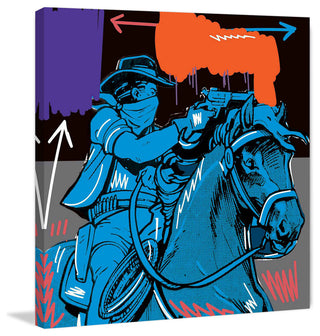 "Raider I" Painting Print on Wrapped Canvas