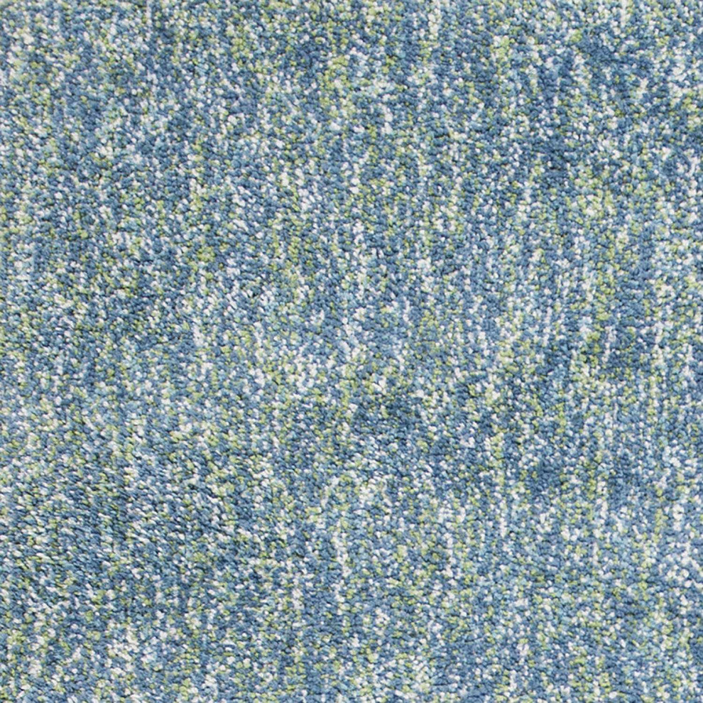 5' X 7' Seafoam Heather Plain Indoor Area Rug