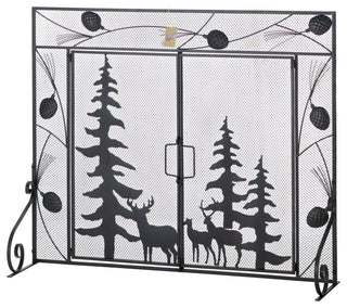 Woodland Forest Fireplace Screen