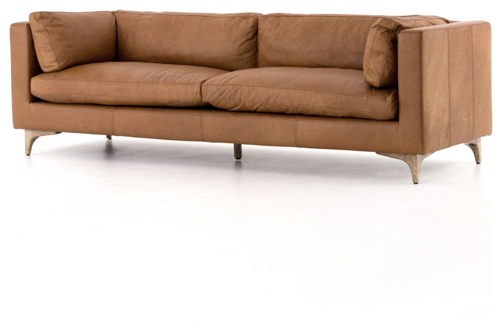 BeckWith Sofa-94"-Natural Washed Camel