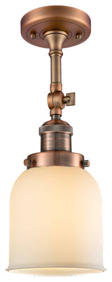 Innovations Lighting 201F-Ac-G51-Led 1 Light Dimmable Led Semi-Flush Mount