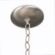 3-Lights Pendant Lighting, Satin Nickel Finish