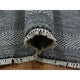 Dim Gray Hand Knotted Modern Grass Design Undyed Wool Oriental Rug 8'11"x12'