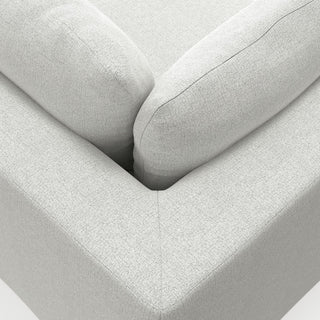 Jasmine Corner Sofa Module in Performance Fabric, Cloud Gray