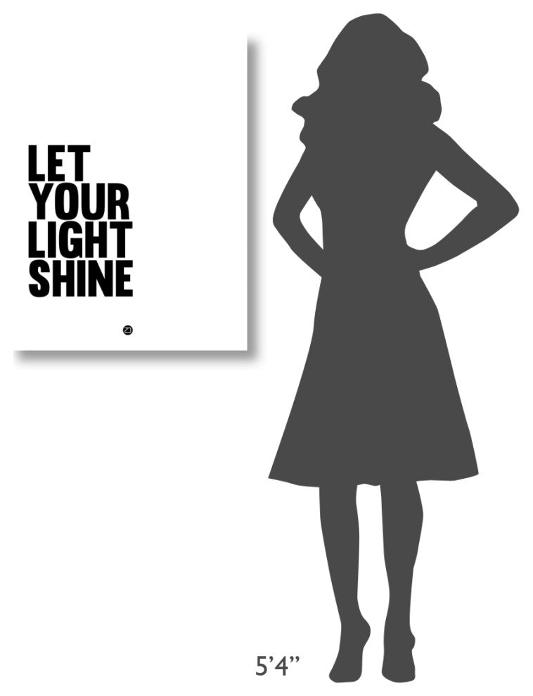 "Let Your Lite Shine Poster 1" Fine Art Print