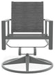 Tribeca Sling Outdoor Swivel Rocker, Collect Charcoal/Graphite