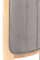 Monaco Wood Dining Chair, Gray