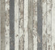 Best of Wood'n Stone, Modern Wood Stone Brick Cream, Gray Wallpaper Roll