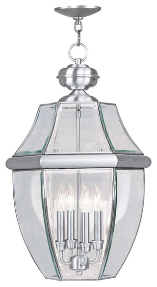 Monterey Outdoor Chain-Hang Light, Brushed Nickel