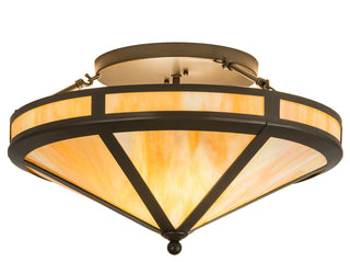 22 Wide Craftsman Prime Flushmount