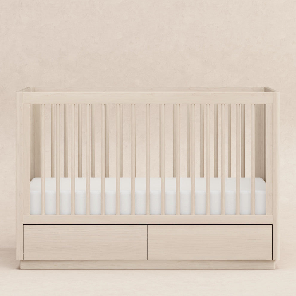 Bento 3-in-1 Convertible Storage Crib With Toddler Bed Conversion Kit