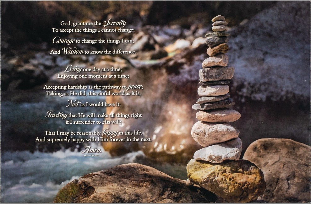 Serenity Prayer Wall Panel