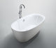 Pisa 63" Freestanding Bathtub, Glossy White