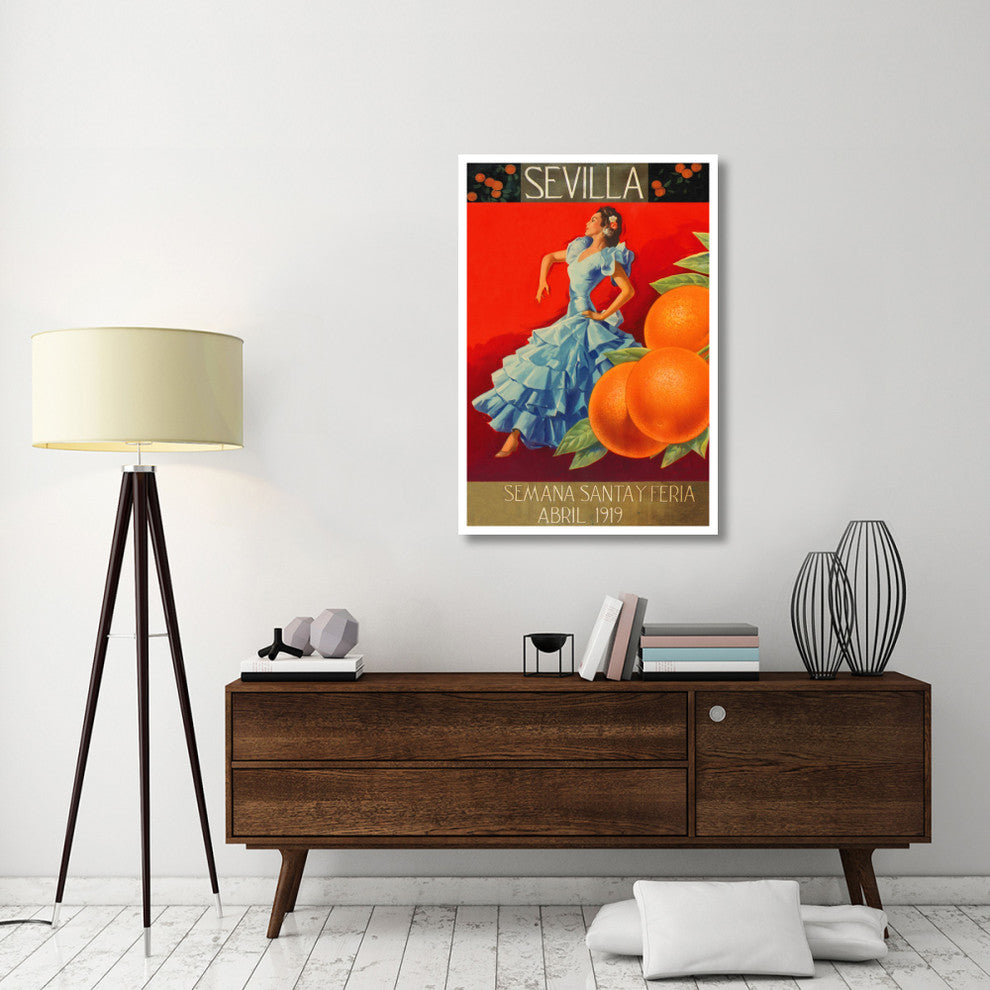 "Sevilla - Fair Week" Digital Paper Print by Retrolabel, 31"x46"