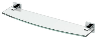 Elevate Vanity Glass Shelf, Matte Black