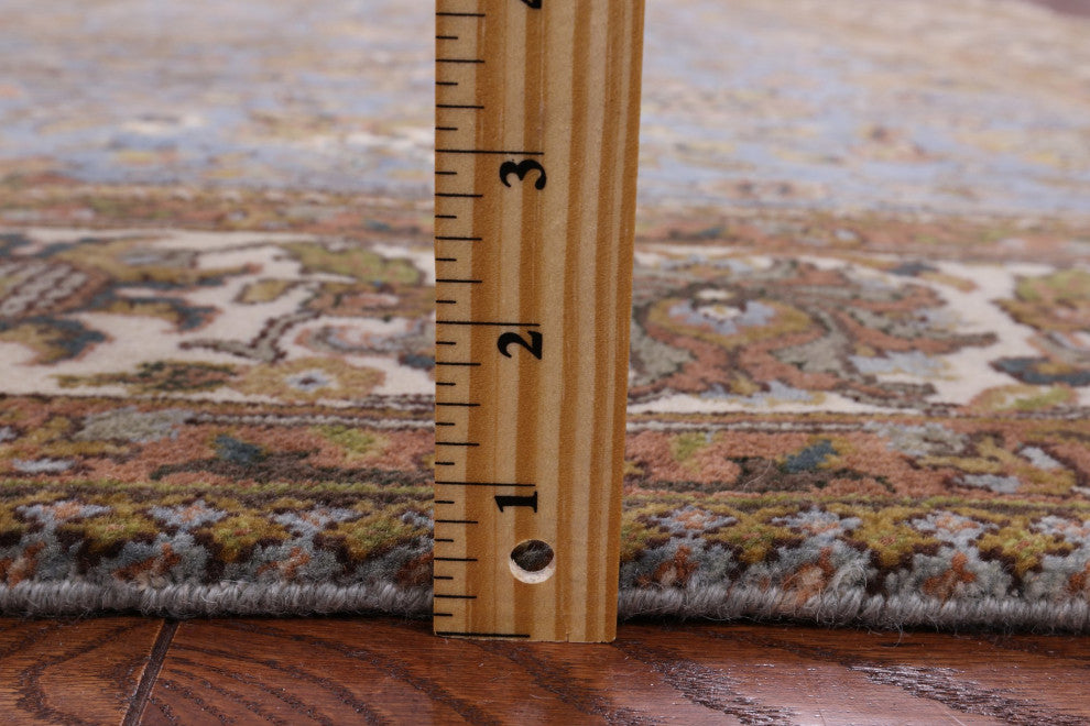 5' 11" X 8' 9" Hand-Knotted Persian Tabriz Wool Rug Q6157