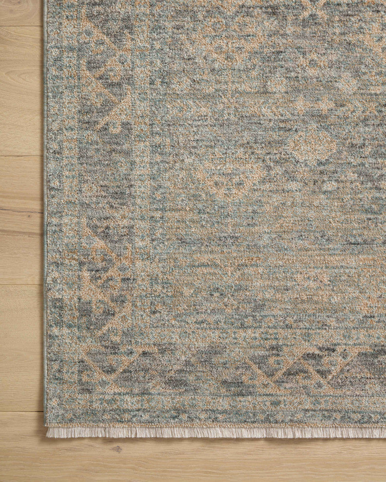 Angela Rose x Loloi Blake Sky / Beige 18" x 18" Sample Rug