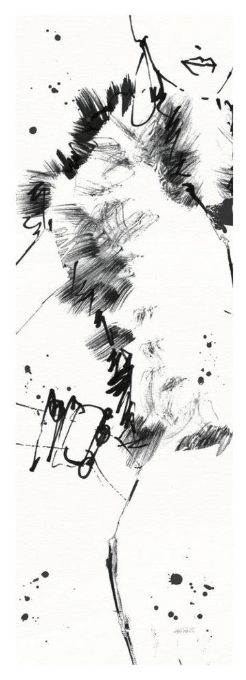 "Fashion Strokes VIII" Digital Paper Print by Anne Tavoletti, 20"x56"
