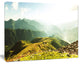 Caucasus Mountains Panorama, Landscape Canvas Art Print, 40"x30"