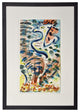 Original Abstract Watercolor Painting, "Abstract Bird," By Henry Brown