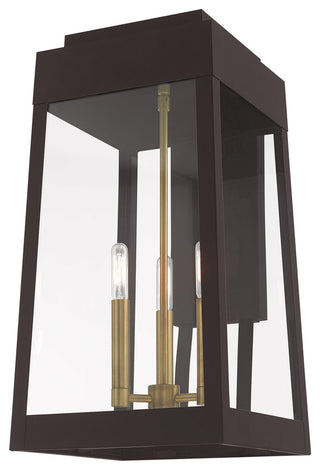 Transitional Outdoor Wall Lantern, Bronze