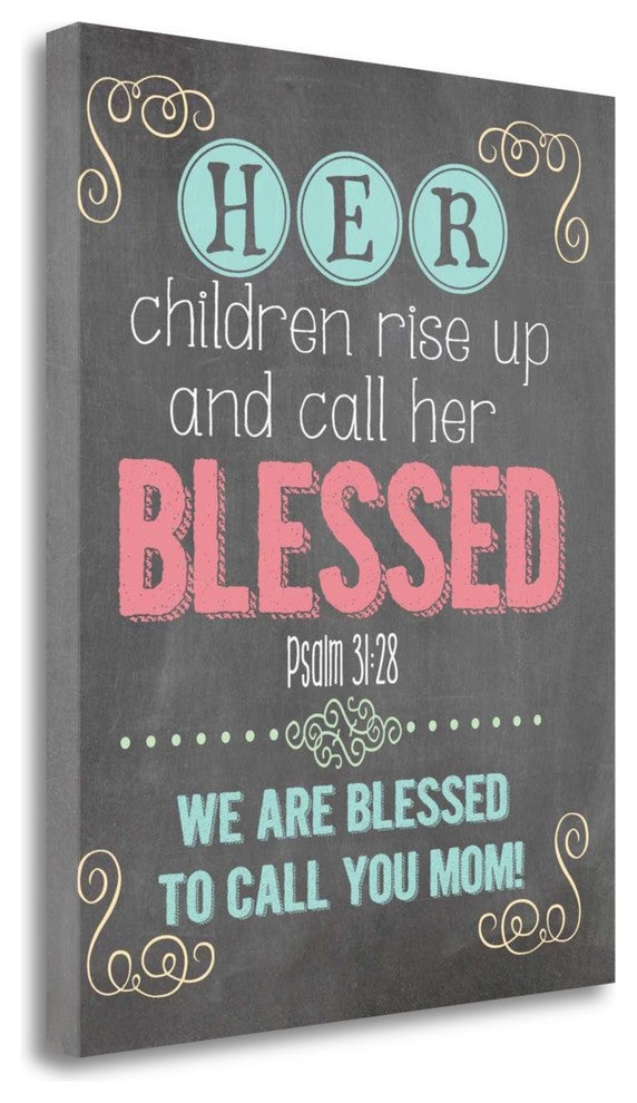 "Call Her Blessed" By Jo Moulton, Giclee Print on Gallery Wrap Canvas