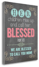 "Call Her Blessed" By Jo Moulton, Giclee Print on Gallery Wrap Canvas