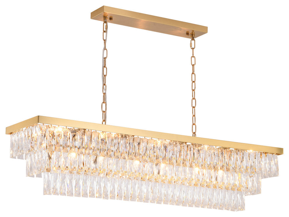Bethel International OC33C48G 16 Light Chandelier, Gold