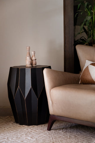 Chantel End Table Brown, Black