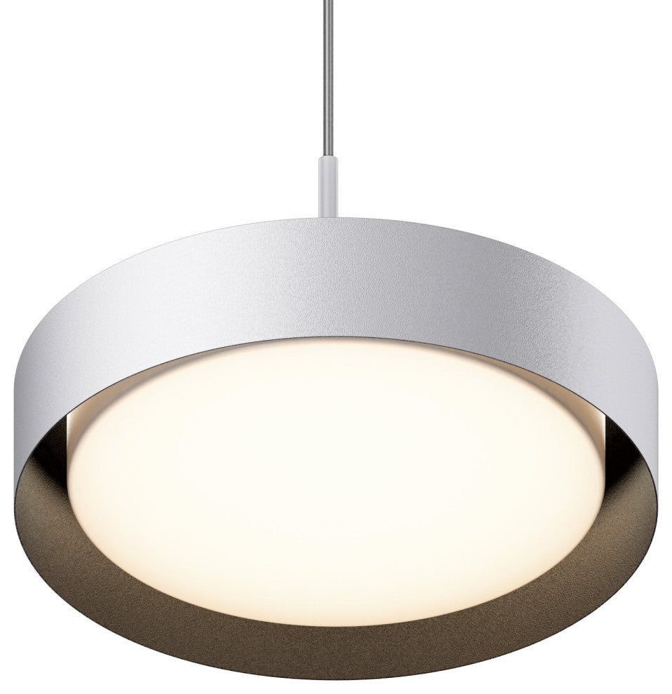 ET2 E51013 Echo 16"W LED Pendant - White / Black