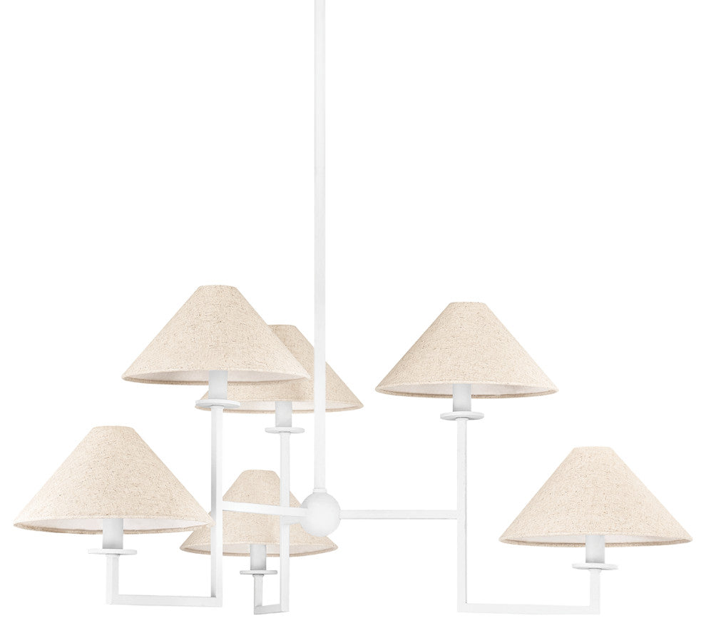 Gladwyne 6 Light Chandelier, Steel